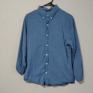 Old Navy Casual Blue Button-Down Shirt